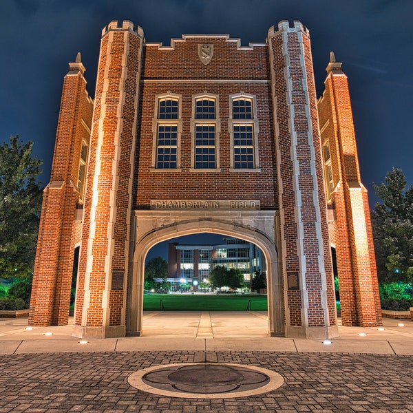 A print or canvas of Chamberlain Field at University of Tennessee Chattanooga