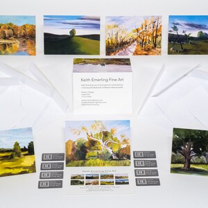 Landscapes, 8 Card Set