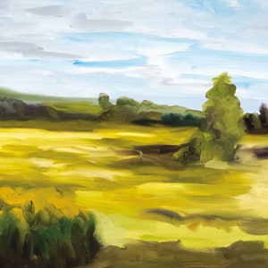 Golden Fields 5x7 Card