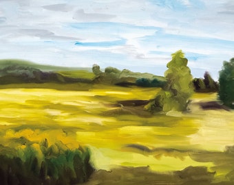 Golden Fields 5x7 Card