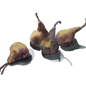 Bosc Pears 5x7 Card image 1