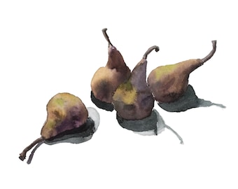 Bosc Pears 5x7 Card