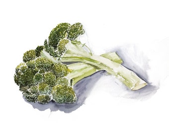 Broccoli 5x7 card