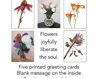 Flowers 4x6* Set - 5 cards