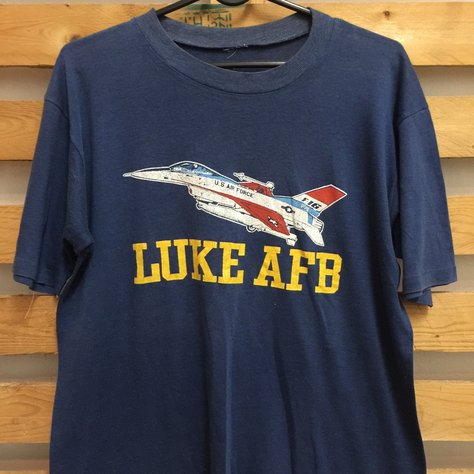Luke AFB PLANE SHIRT Rare Vintage Etsy UK