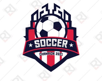 Soccer Badge logo design Templates Football FC eps, png, soccer logo