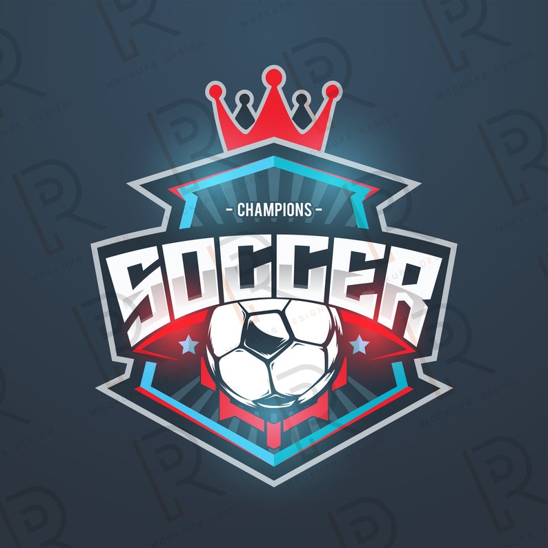 Soccer Badge Logo Design Templates Football FC Eps Jpeg Png - Etsy