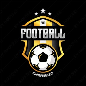 Soccer Badge logo design Templates Football FC eps, jpeg, png, pdf, svg Clip Art, Soccer Clipart, soccer logo
