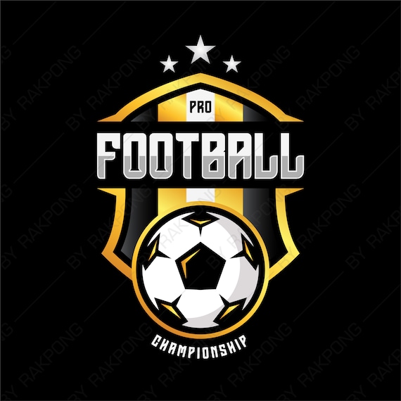 Soccer Badge Logo Design Templates Football FC Eps Jpeg Png Etsy