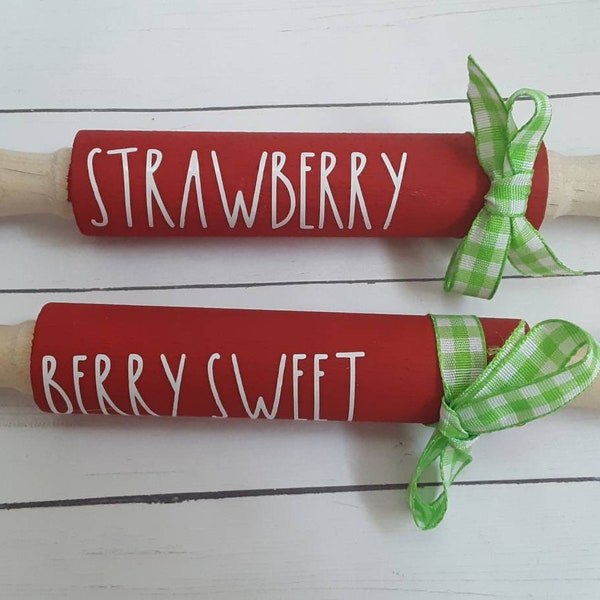 Strawberry Mini Rolling pin