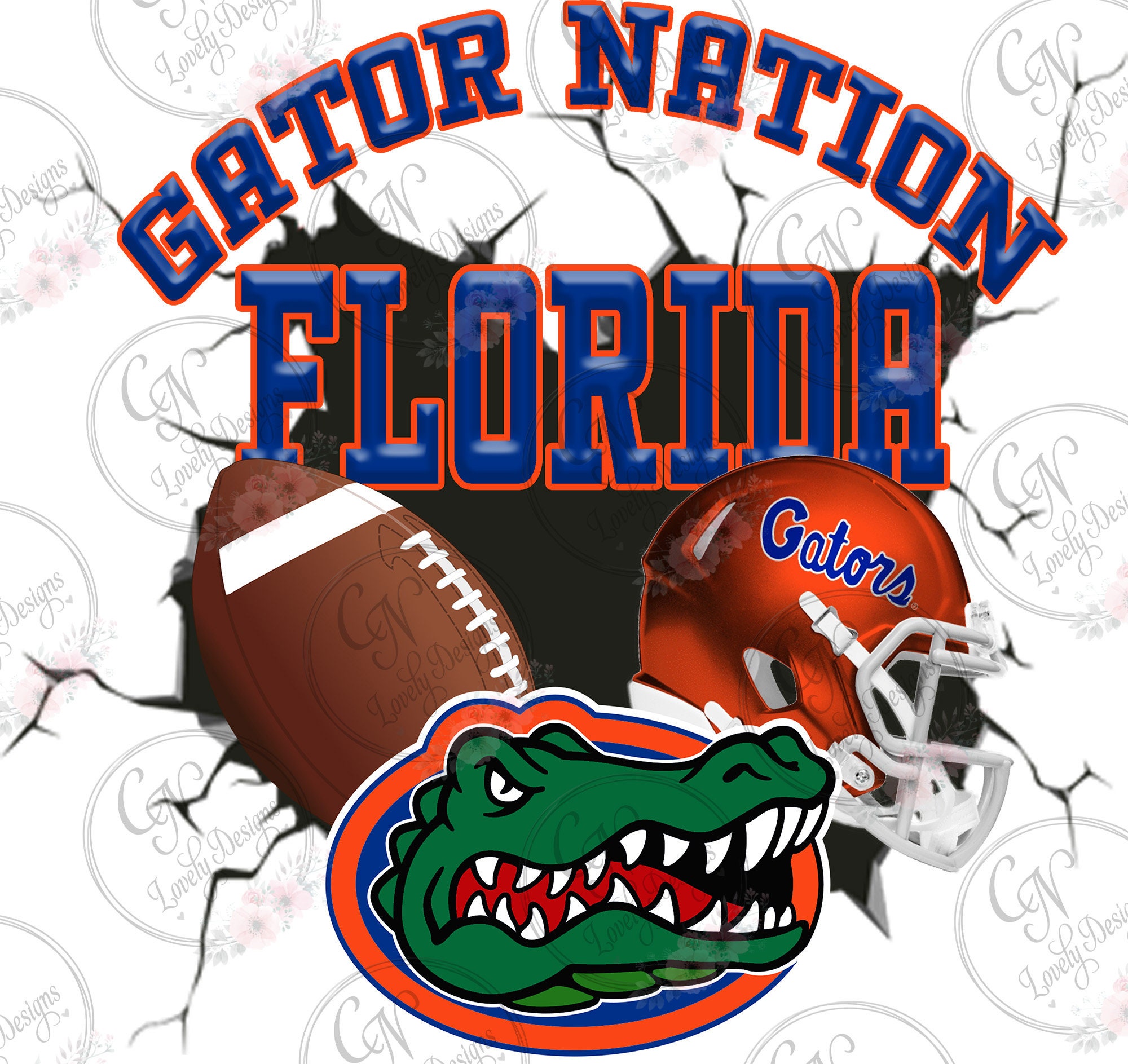 Florida Gators Wall Art Etsy