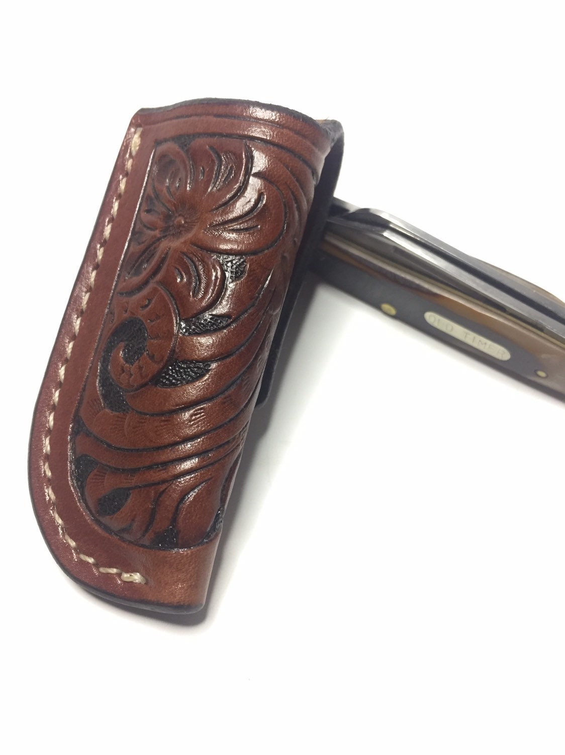 Floral Knife Sheath with knife included – Texas Saddlery