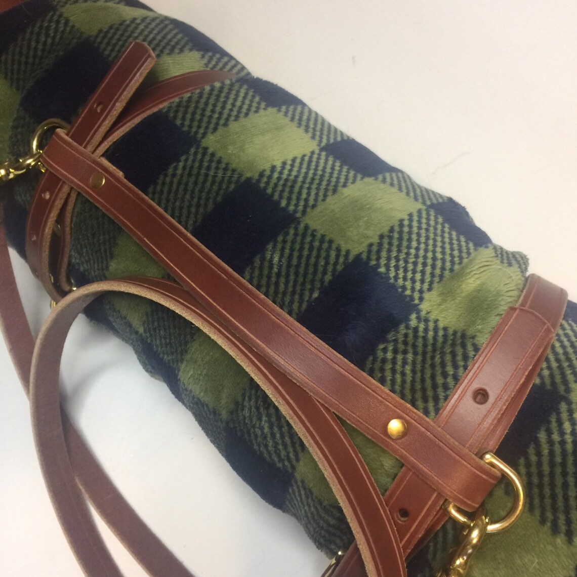 Leather Handcrafted Blanket/bedroll Straps Etsy
