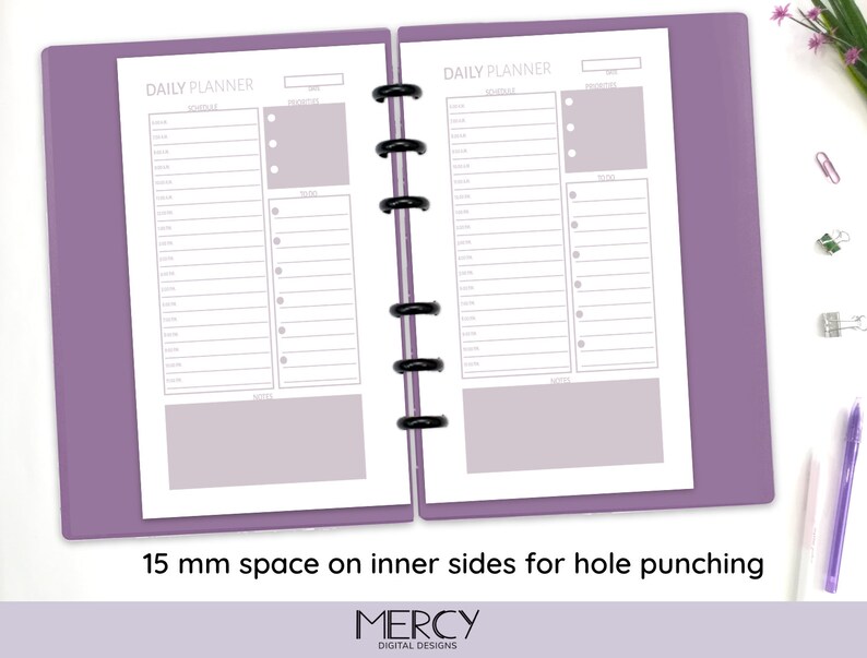 Personal Daily Planner Printable Personal Daily to Do List - Etsy