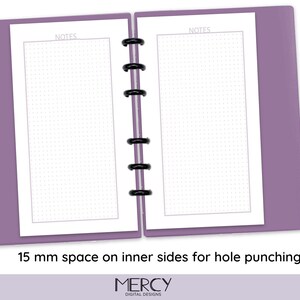 Personal Notes Insert Printable, Lined Notes Page, Dot Grid Notes Paper ...