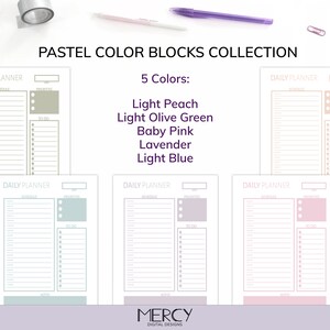 A5 Daily Planner Printable, Daily Schedule, Daily to Do List - Etsy