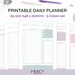 A5 Daily Planner Printable, Daily Schedule, Daily to Do List - Etsy