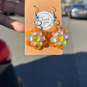 Sun Resin earrings