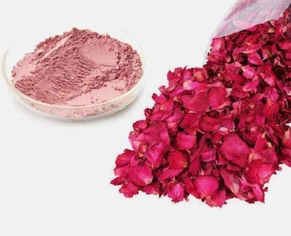Organic Rose Petals Powder, Rosa Centifolia, Pink Rose Powder