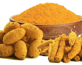 Pure 100% Organic Turmeric Root, Curcuma Longa, Turmeric Powder | Turmeric Fingers