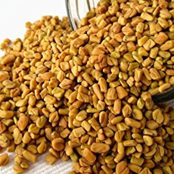 Organic Fenugreek seeds, Methi Dana, Trigonella foenum-graecum - Premium aromatic delicious spice - 100% Natural Organic - Fenugreek Powder