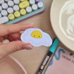 Sunny Side Up Egg Vinyl Sticker