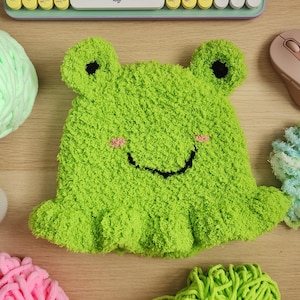 Frog Crochet Hat