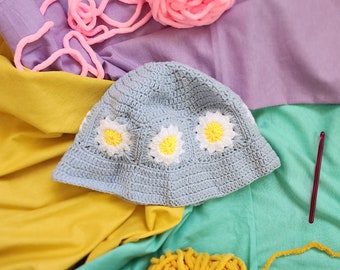 Daisy Crochet Hat | Available in other colours