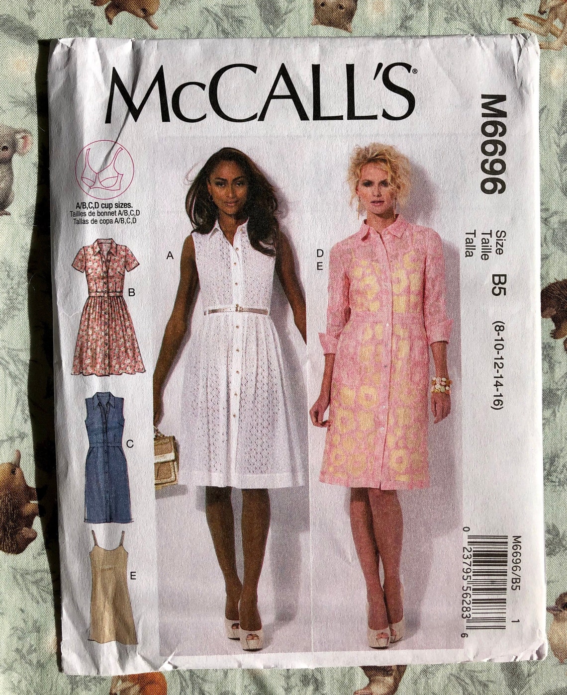 McCall's M6696 New Women's Shirt Dress & Slip Dress Etsy McCall's M6696 New Women's Shirt Dress & Slip Dress Etsy