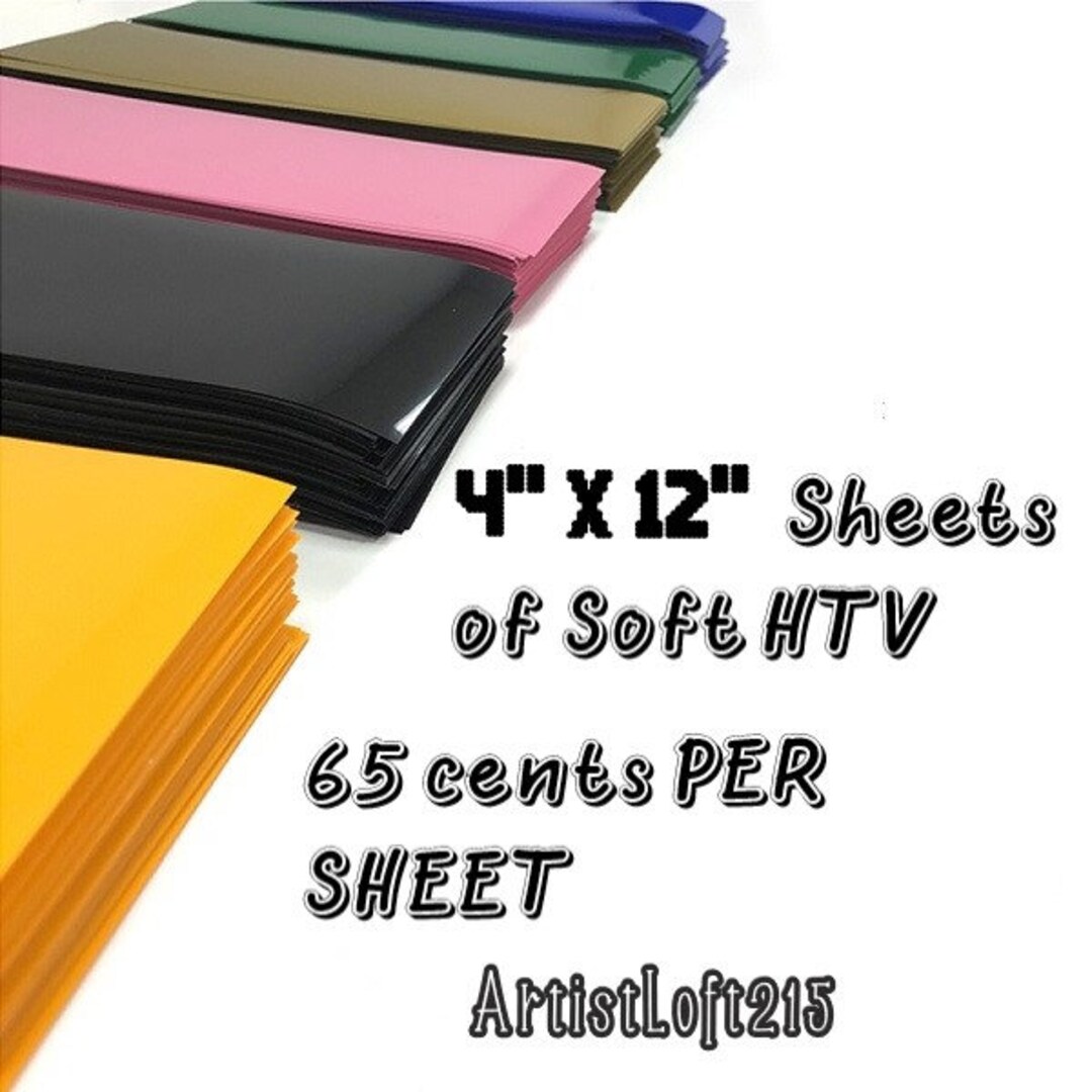 CHEAP HTV 4'X 12 Sheets, All Colors Etsy