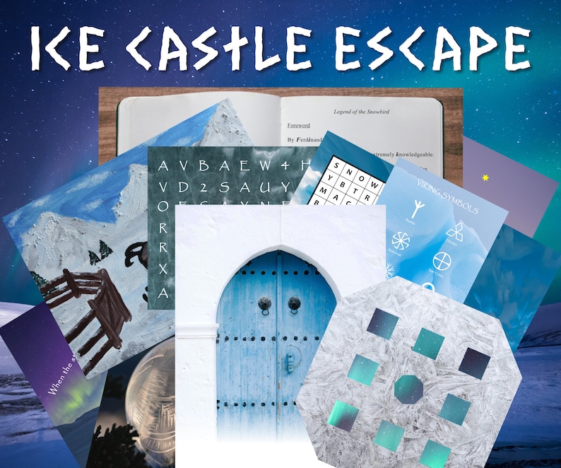 Escape Room Game Printable Family DIY Escape Room Puzzle Game Ice Castle Escape Etsy Escape Room Game Printable Family DIY Escape Room Puzzle Game Ice Castle Escape Etsy