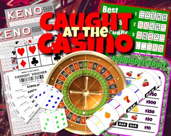 Escape Room Game | Printable DIY Party Game Kit | Caught at the Casino