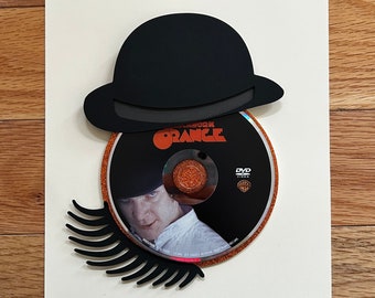 3D up-cycled Clockwork Orange DVD art