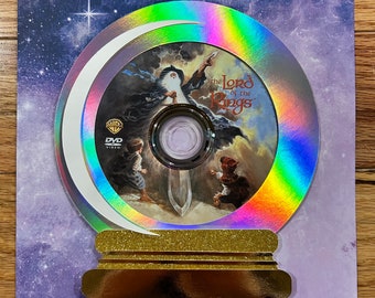 3D up-cycled Lord of the Rings DVD art