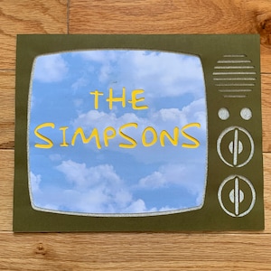 The Simpsons papercraft art