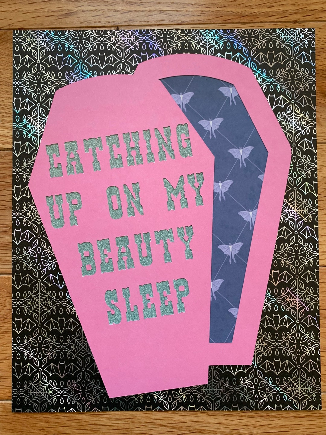 Catching Up On My Beauty Sleep papercraft art - Etsy Österreich