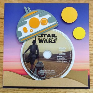 3D up-cycled Star Wars DVD art