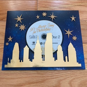 3D up-cycled Its Always Sunny in Philadelphia DVD art