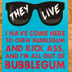 They Live papercraft art