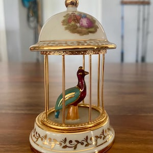 ♪ limoges リモージュの鳥かごの置物 フランス製 アンティーク 0311 Limoges Bird Cage - Etsy