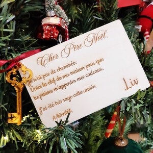 Clef magique du Père Noël, pour les maisons sans cheminée