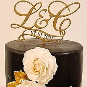 Cake topper wedding bachelorette party witness gift engagement