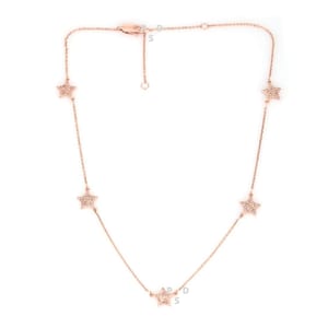 1 Pc star necklace, pave diamond star pendant necklace, 925 sterling silver chain necklace, pave diamond star Pendant diamond star charm