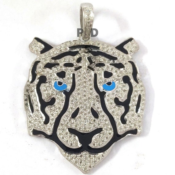 Diamond tiger best sale pendant