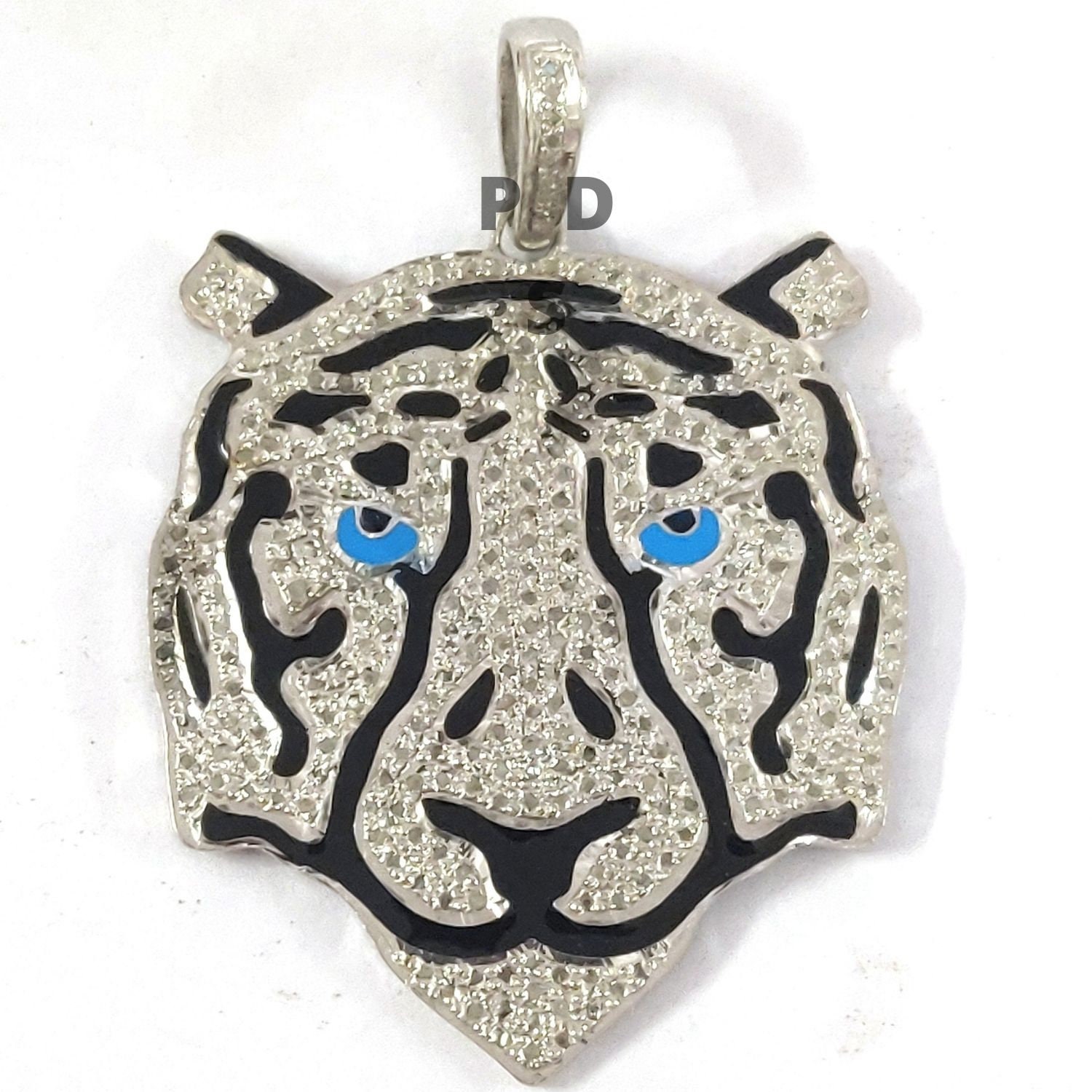 Diamond tiger pendant deals