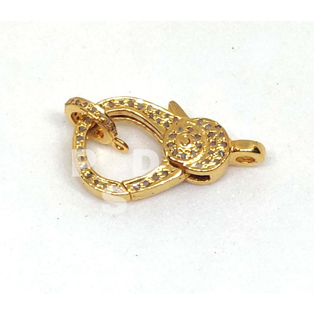 Pave Diamond Lobster Clasp, , Pave Diamond Clasp, Pave Diamond Lobster