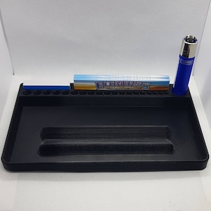 Medium Rolling Pad With Inbuilt Roll Deck 200x130mm | Rolling Tray/All In One Roll Station For Smokers & Stoners