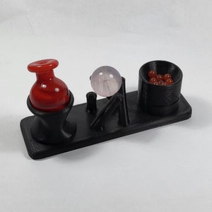 Terp Pearl/Marble & Carb Cap Utility Stand - Perfect For Dab Setup or Station