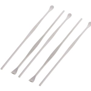 Mini cucchiaio/strumento in metallo per cera