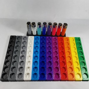 8x soporte para encendedor Clipper, pieza de colección Clipper de 8 piezas, personalice y haga sus propias formas o póngase en contacto para algo